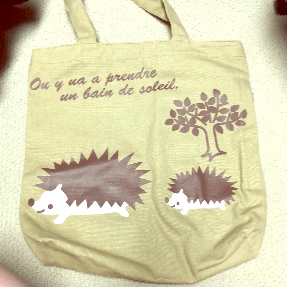 Hedgehog tote